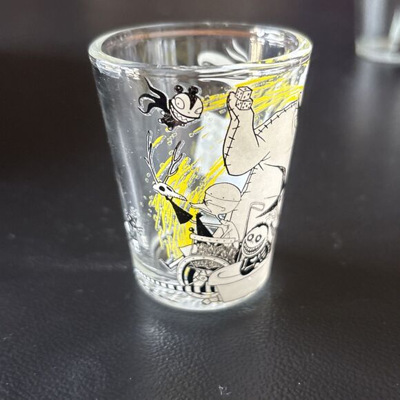 Set Of Two Nightmare Before Christmas Oogie Boogie Shot Glasses 1.5 Ounces - Picture 4 of 6